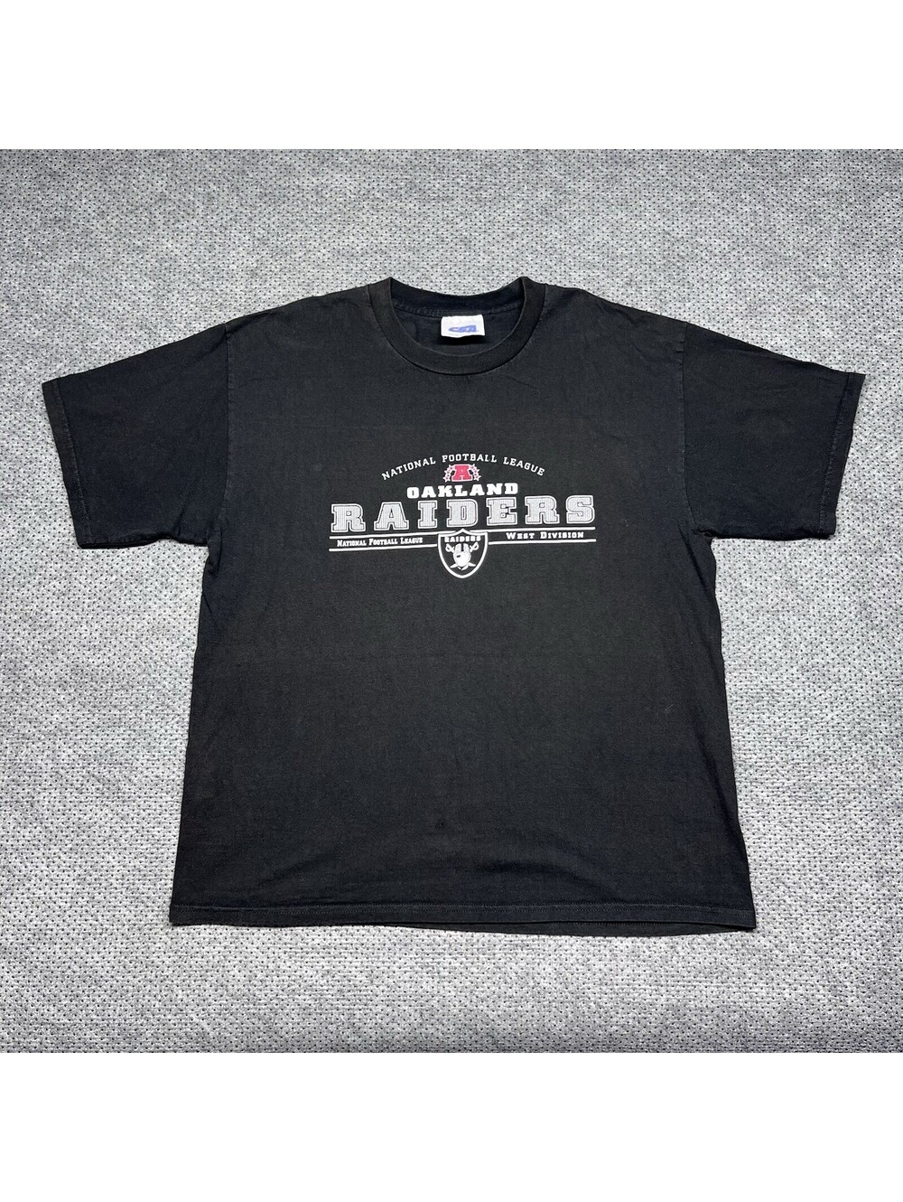 Vintage Oakland Raiders T-Shirt XL National Football League RARE MENS BLACK